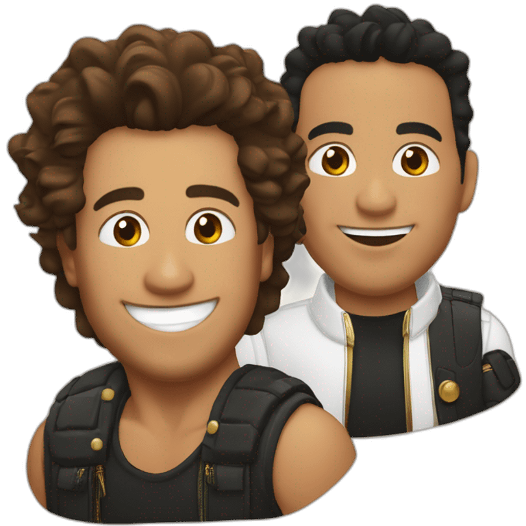 Carlos vives and romeo santos emoji