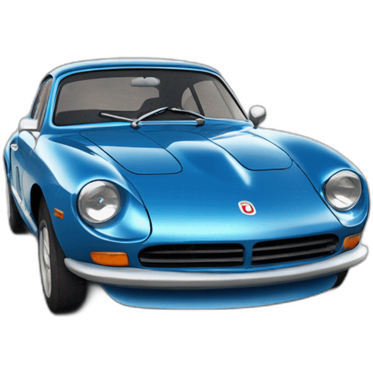 Alpine A110 bleu emoji