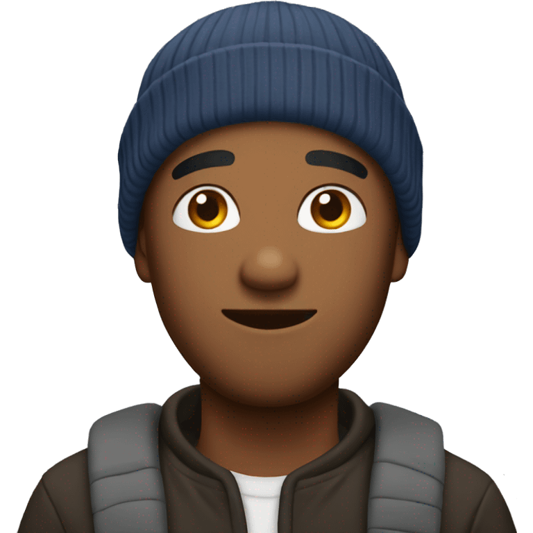 guy with beanie emoji