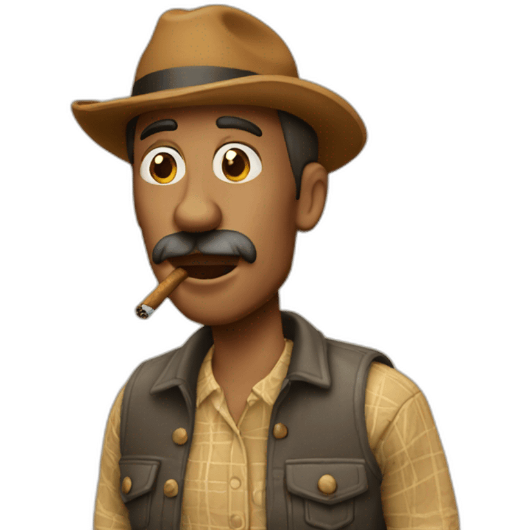 Woodie who smokes emoji