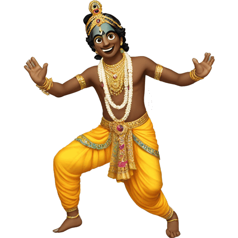 Krishna danc emoji