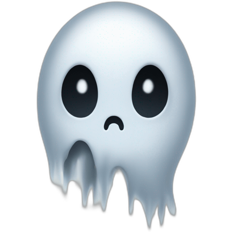 ghost face scram emoji