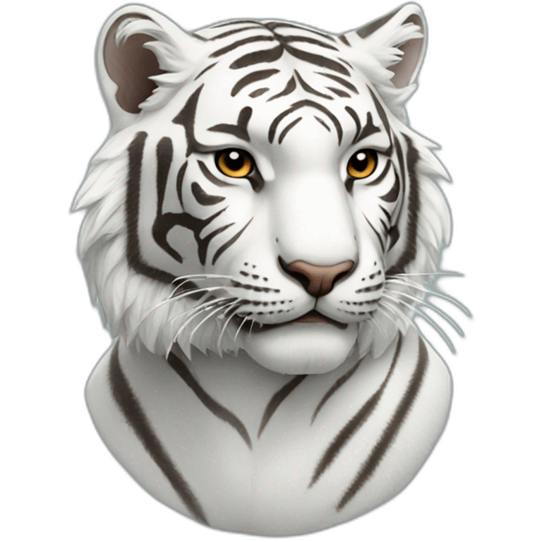  White tiger emoji