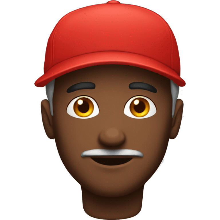 man + red hat emoji