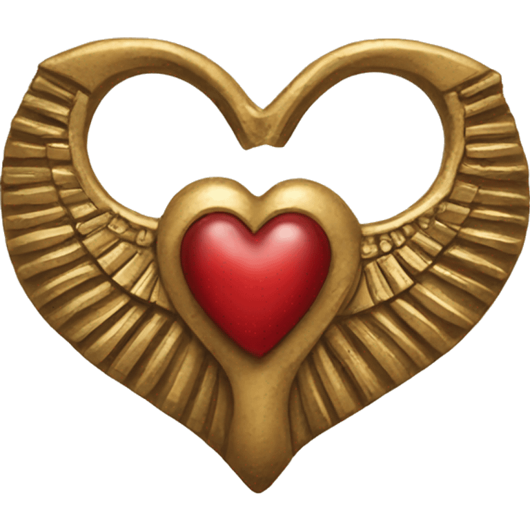 Ancient Egyptian heart  emoji