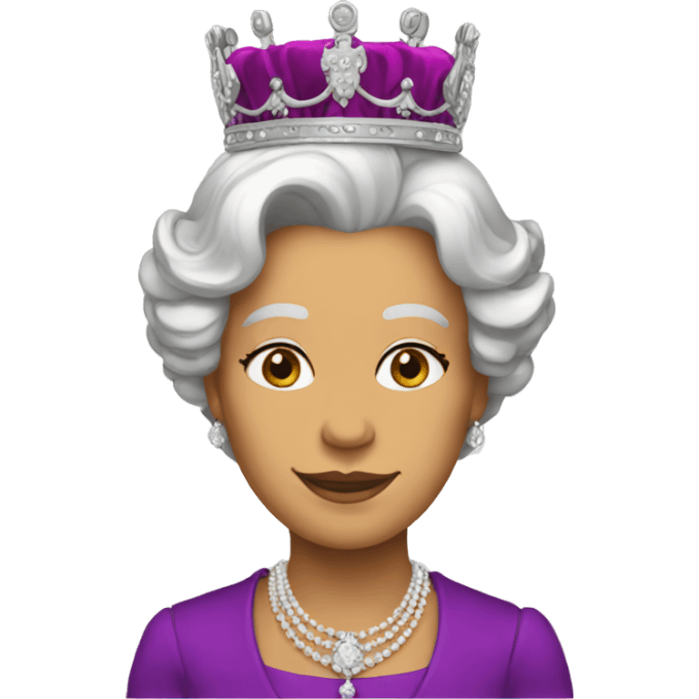 create an emoji of the queen emoji