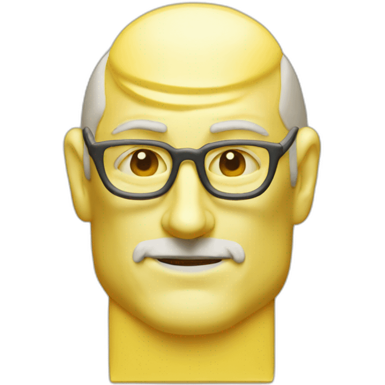 Steve Jobs made of Butter emoji