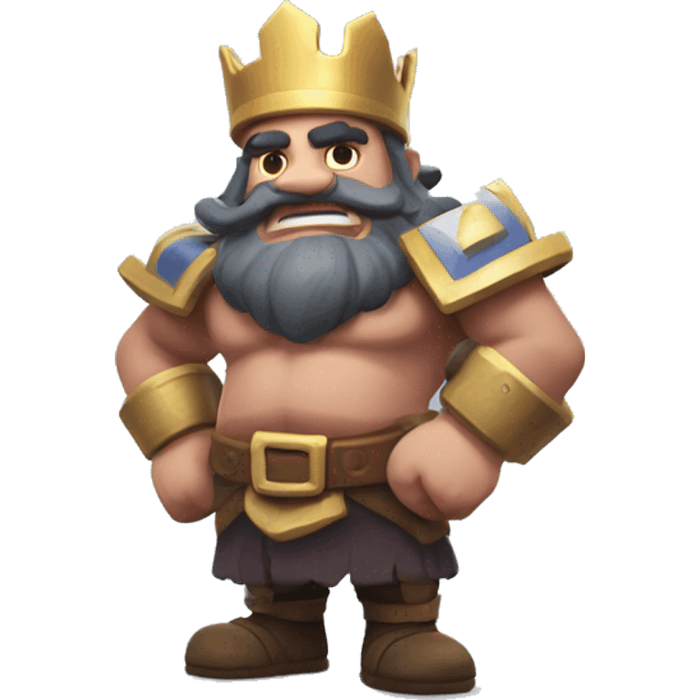 Design a Clash Royale-style emote featuring the Royal Giant emoji