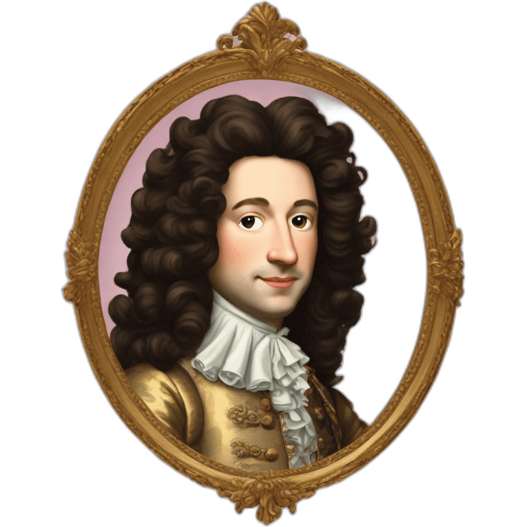 louis XIV style 50's emoji