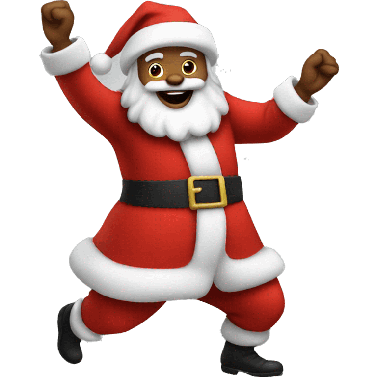 Santa Claus dancing  emoji