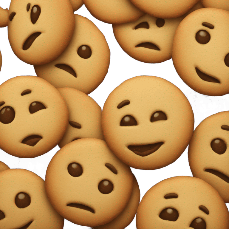 cookies with face  emoji