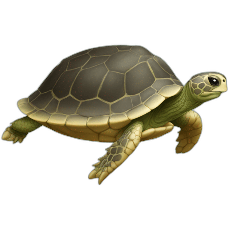 Tortue squelette emoji