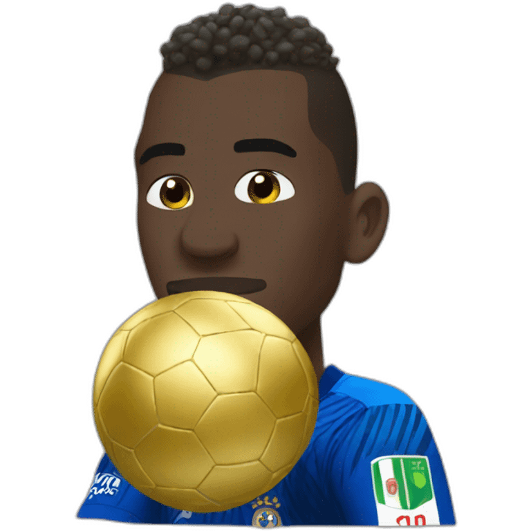 paul pogba kissing world cup emoji