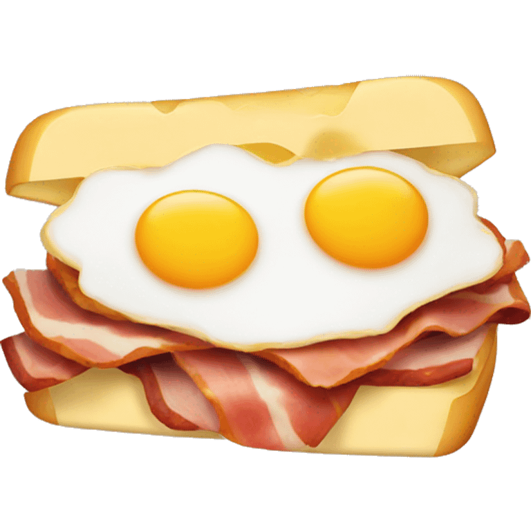 Bacon egg and cheese  emoji