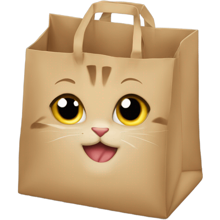 The cats out of the bag emoji