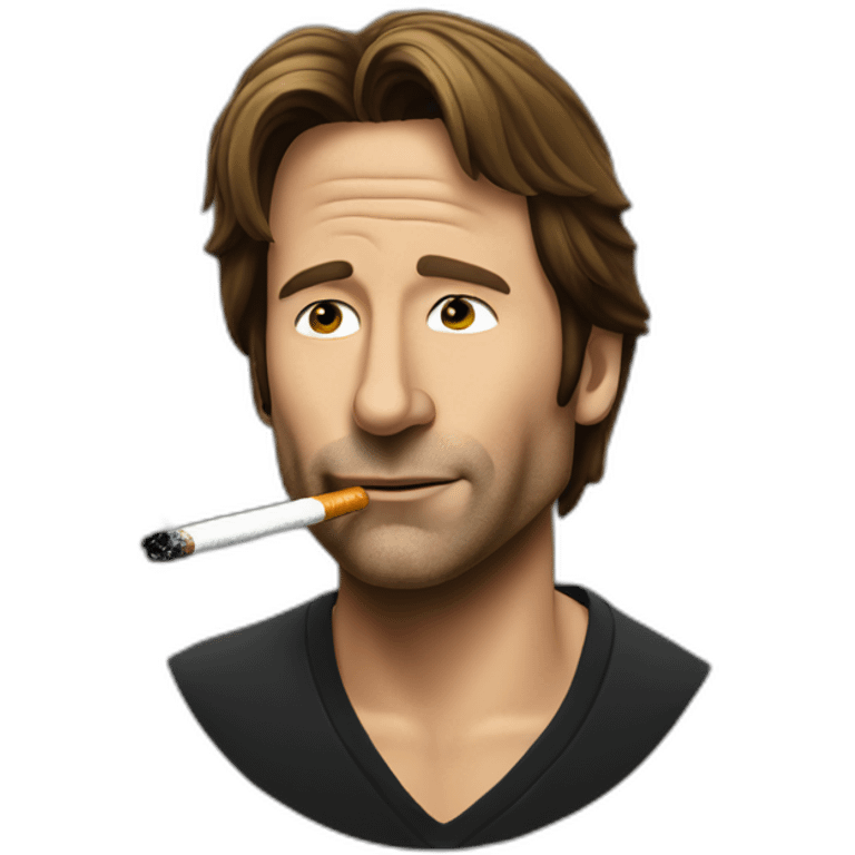 hank moody smokes cigarette emoji