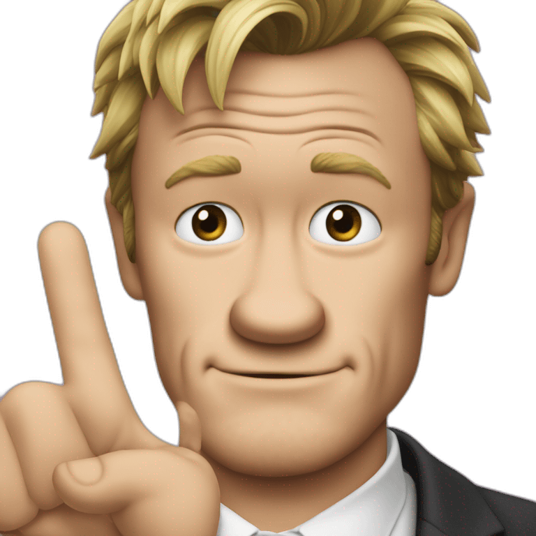 barney stinson pointing index and middle finger from his eyes towards camera emoji