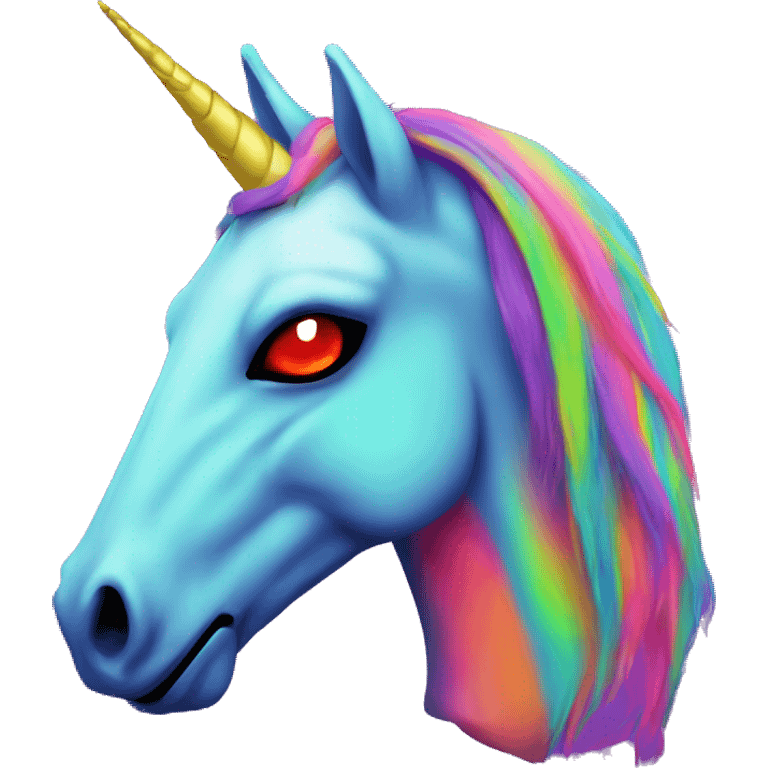 psychedelic vampire unicorn neon  emoji