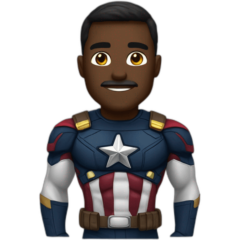 Capitán américa negro emoji