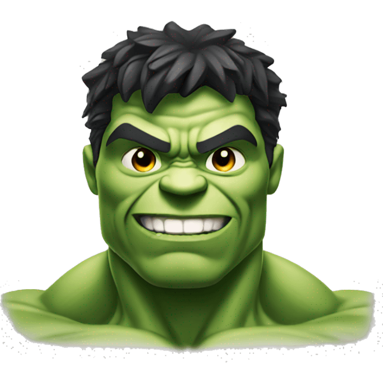 Hulk smiling  emoji