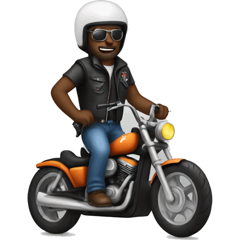 Biker emoji