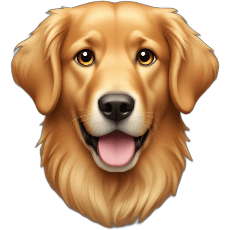 copper golden retriever coding emoji