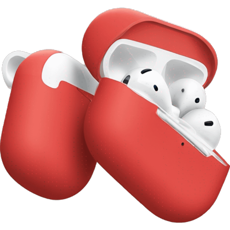 Red AirPods  emoji