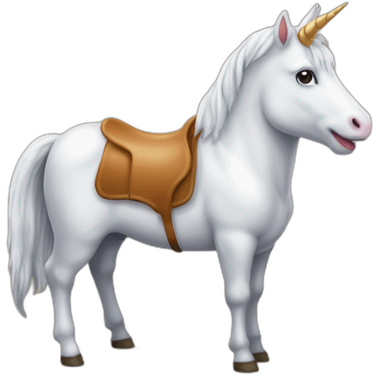 Licorne sur vache emoji