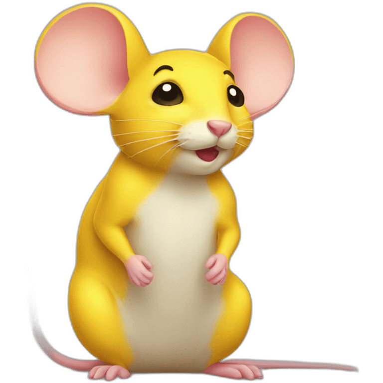 yellow mouse emoji