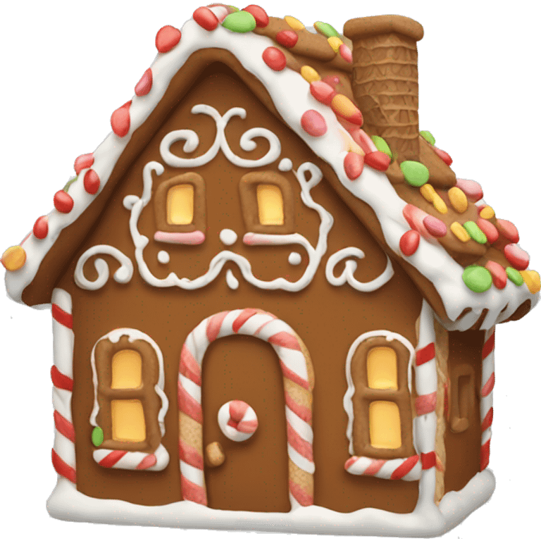 Ginger bread house emoji