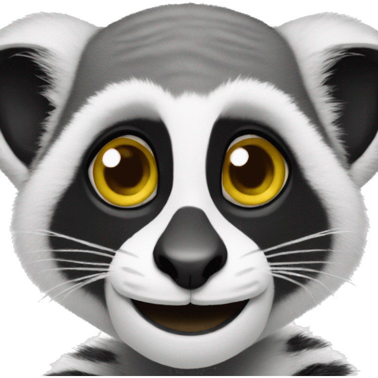 A lemur emoji