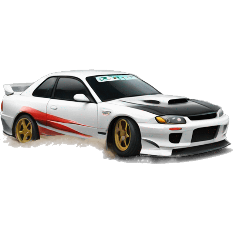 Drift car  emoji