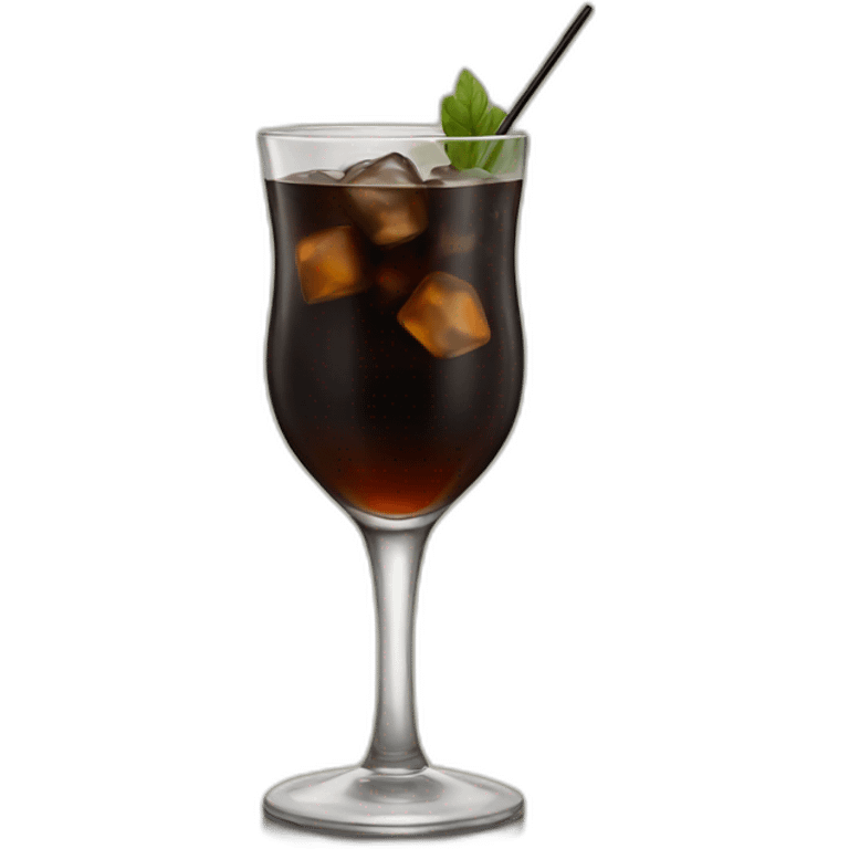 Black Russian Cocktail emoji