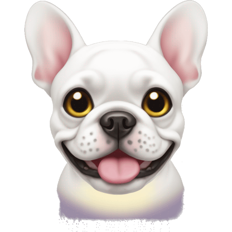 white mischief frenchie  emoji