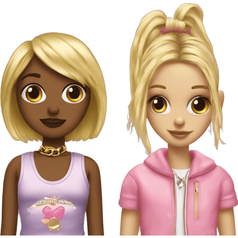 2000s Grunge Boy and 2000s Juicy Couture girl   emoji