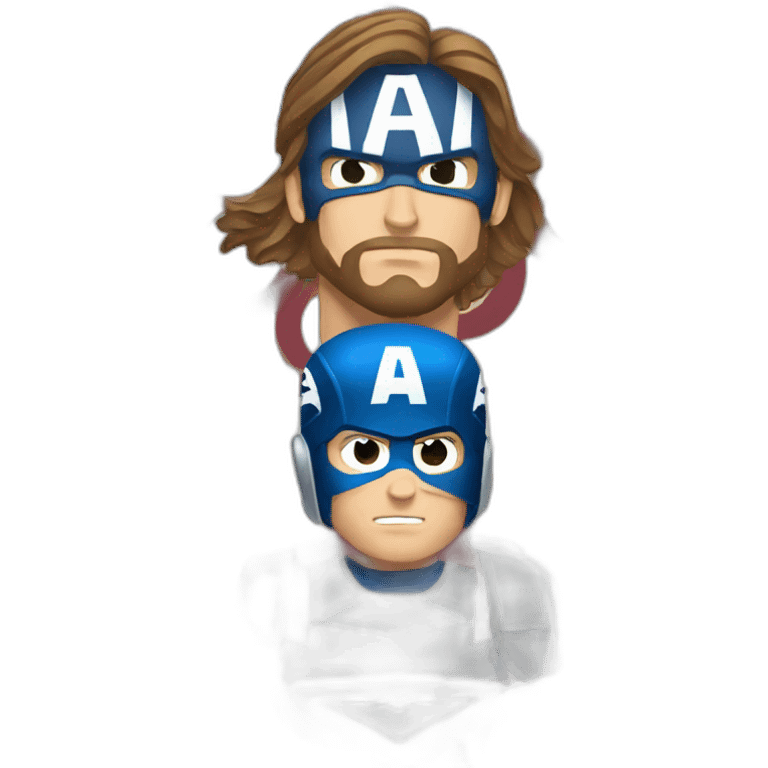 captain america with dont miss it board emoji