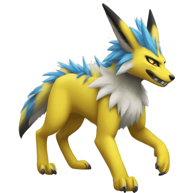 Lombax-Renamon-Zeraora full body emoji