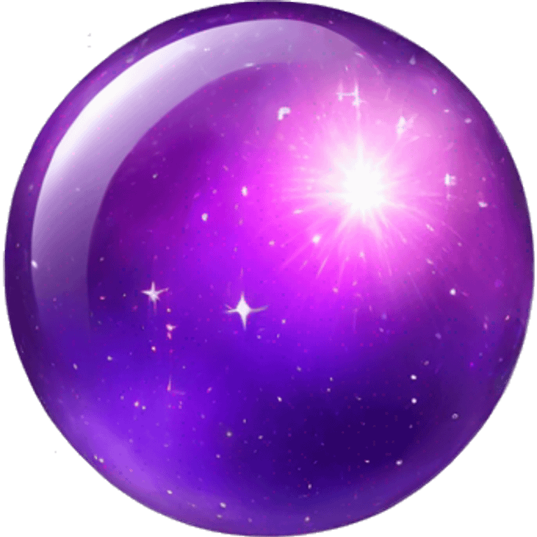 magic wishes galaxy y cristal ball emoji