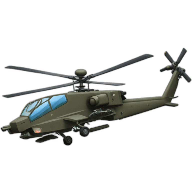 Apache helicopter emoji