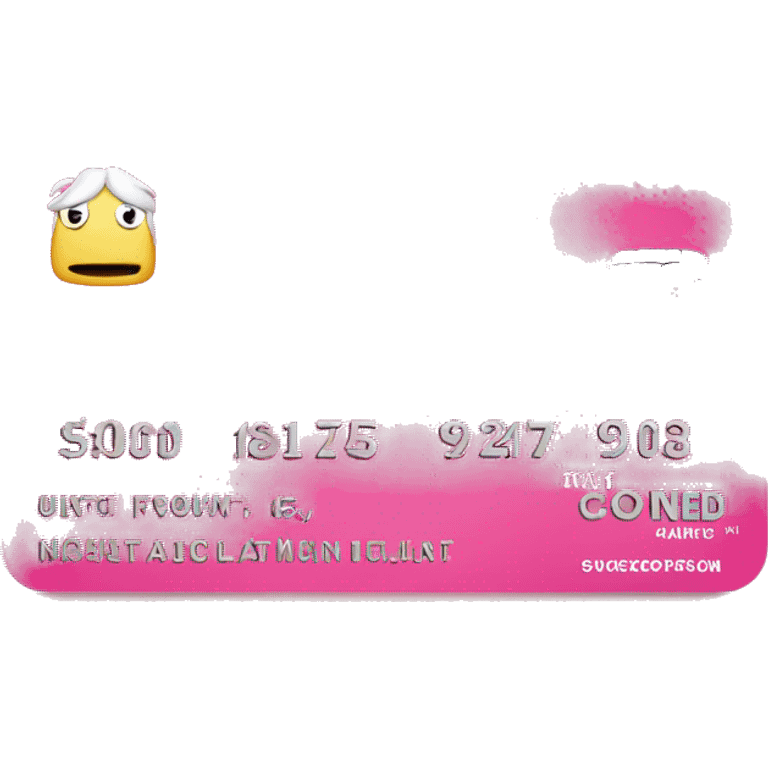 Pink costco card emoji