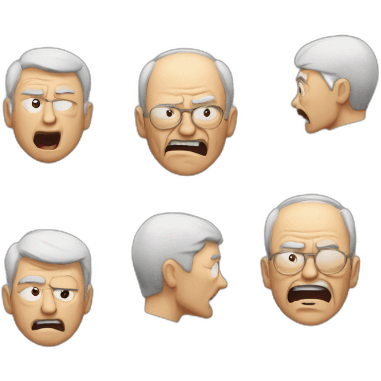 old man yelling at young man emoji