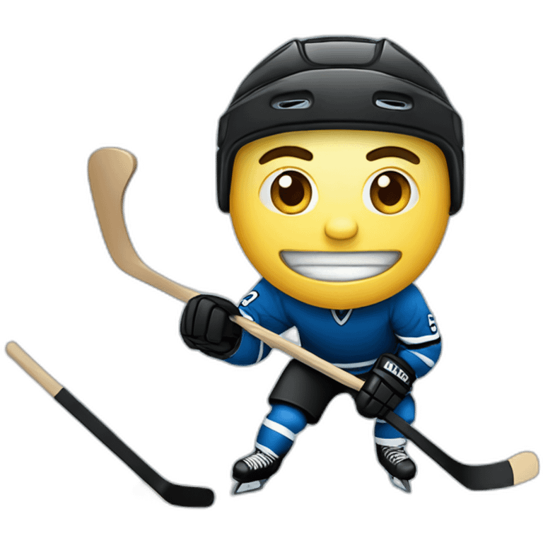 hockey sur glace emoji