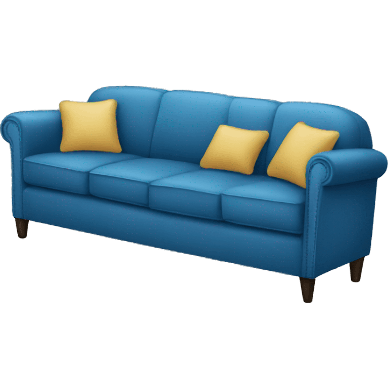 blue couch chair emoji