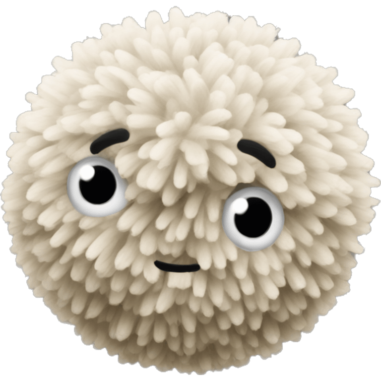 regular pompom ball emoji