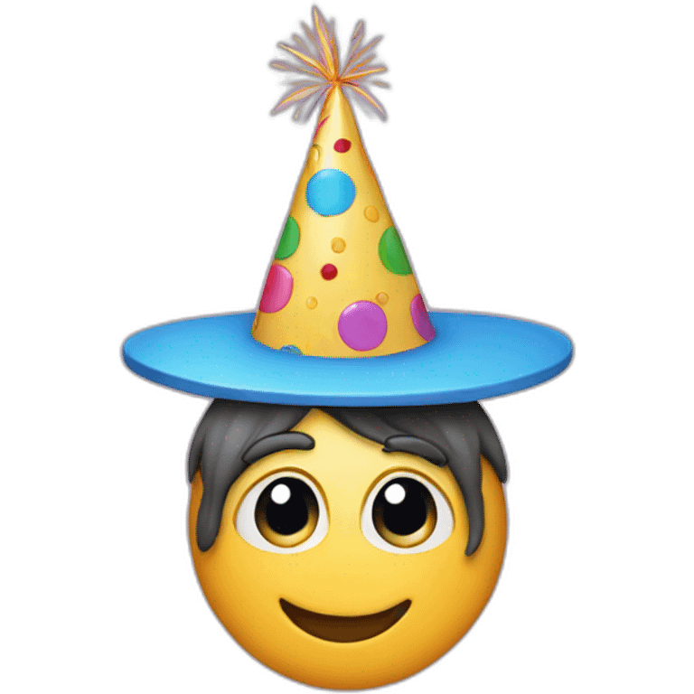 birthday hat face emoji