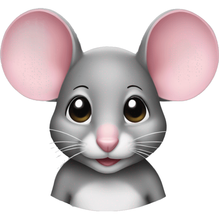 Coquette mouse emoji