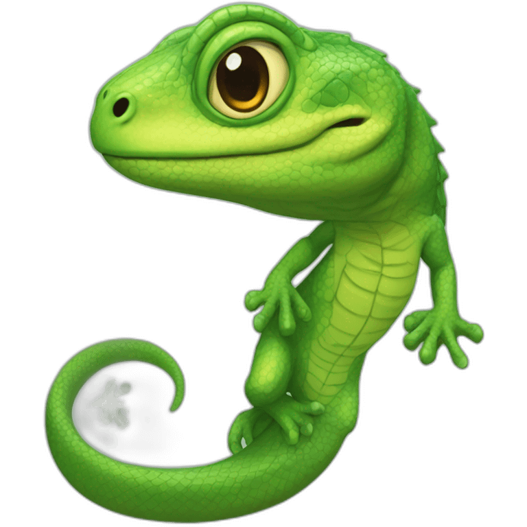 Lagarto humanoide reptiliano HD cute emoji