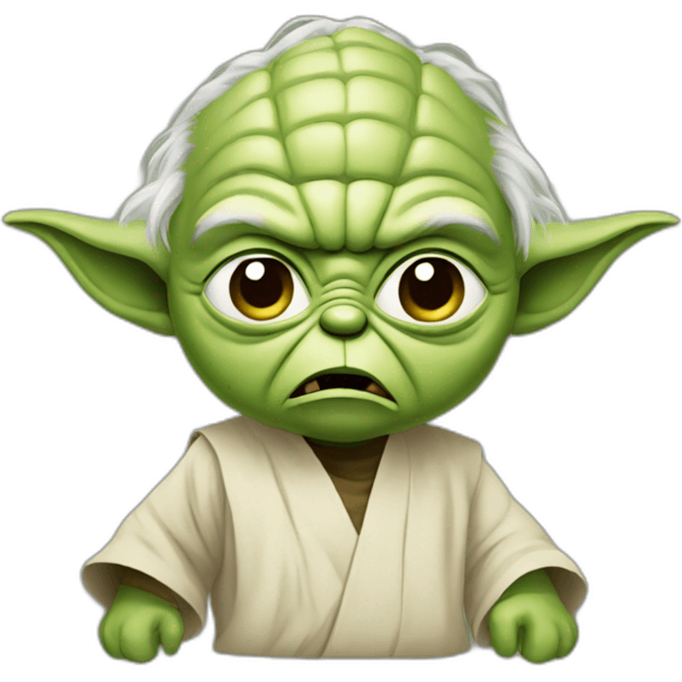 angry yoda emoji