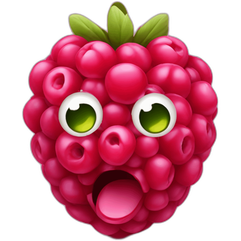 raspberry fruit emoji