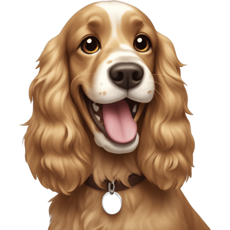 Laughing Cockerspaniel  emoji